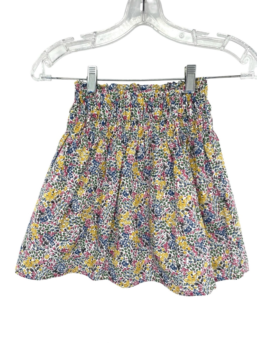 Bella Bliss Simpson Floral Smocked Waist Cotton Skirt Girl’s Size 10